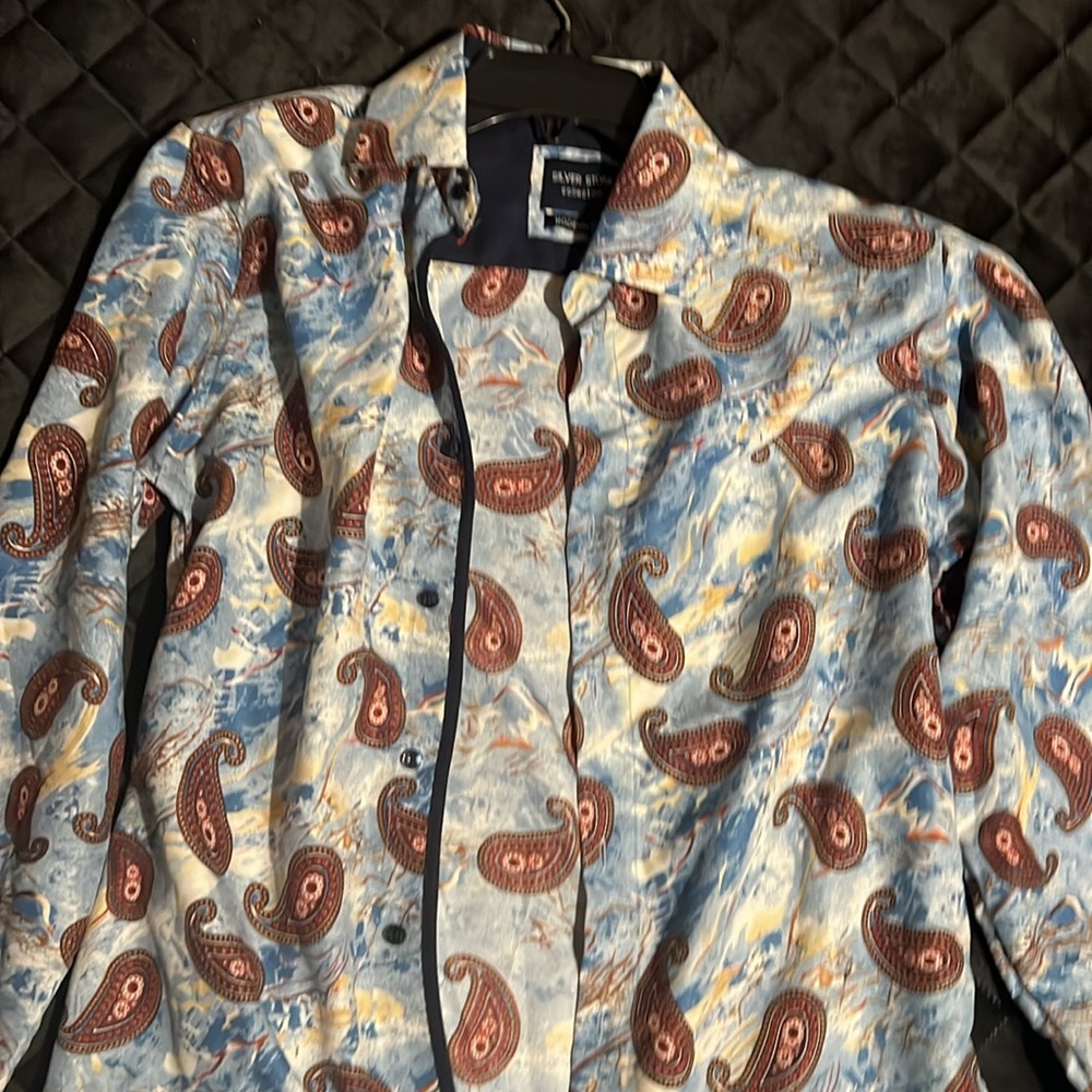 Men’s paisley shirt - Picture 3 of 3